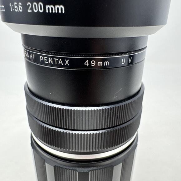 Asahi Pentax Tele-Takumar 200mm f/5.6 manual focus telephoto lens w/49mm UV - Picture 3 of 11